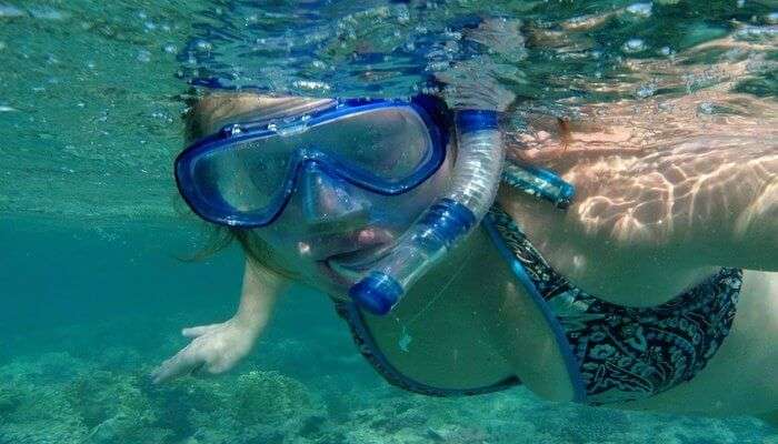 Snorkeling at Agatti