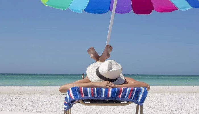 Sunbathing At Androth Island