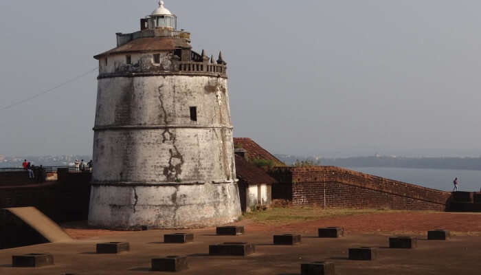 lighthouse in a fort