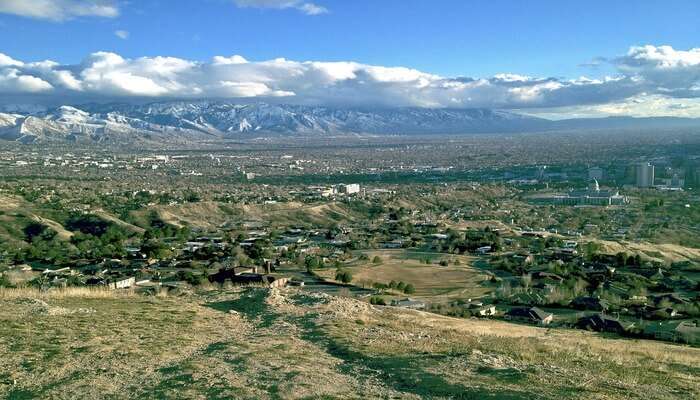 Trek To Ensign Peak view