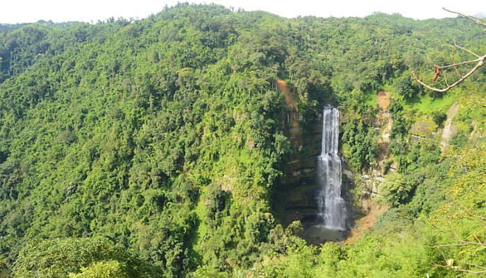 Vantawng Falls in Mizoram