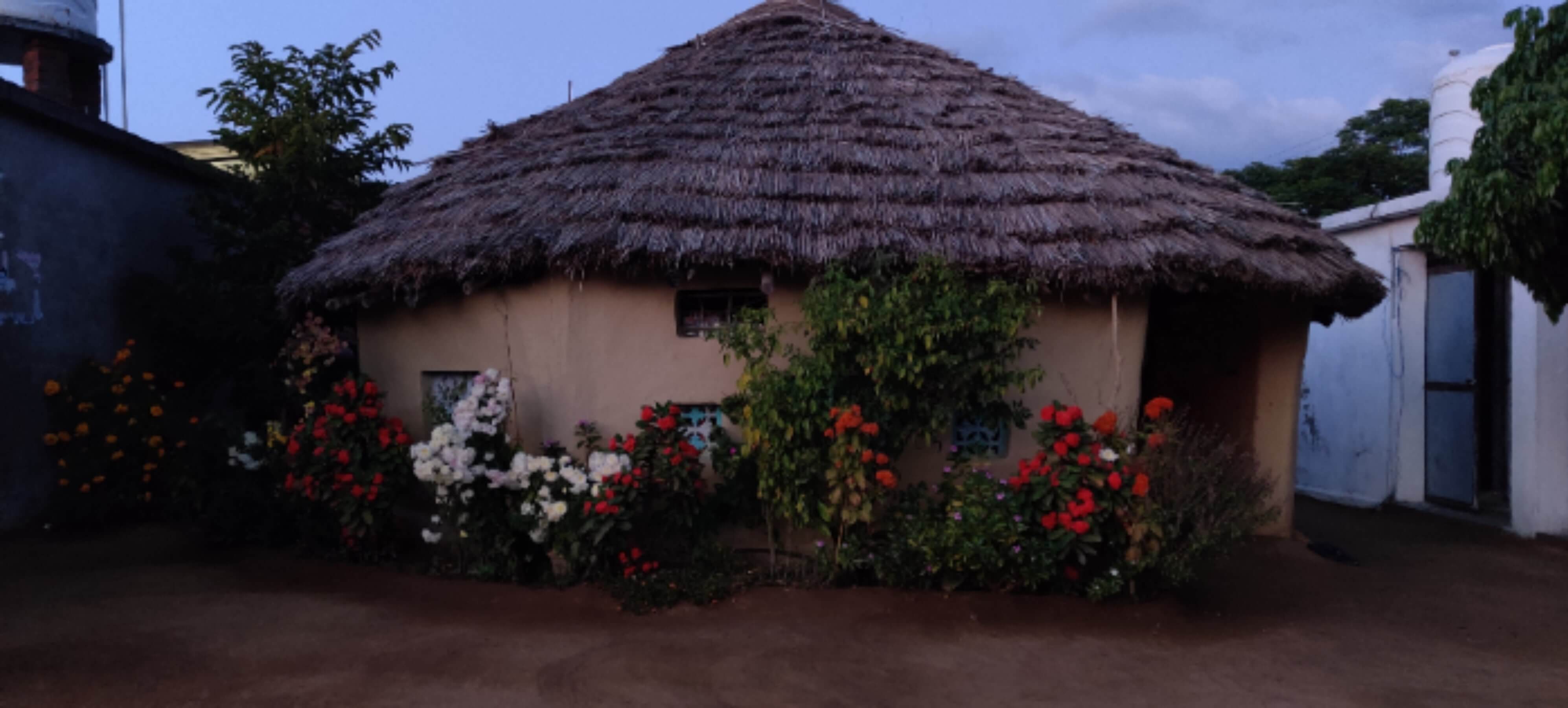 A Decorated Village Hut