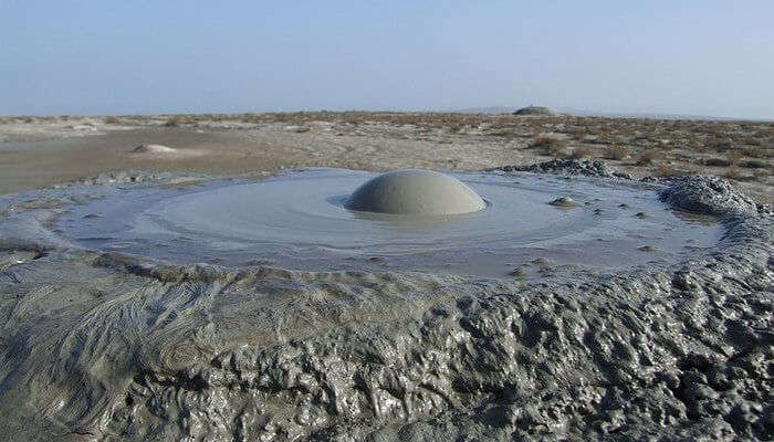 Watch Bubbling Mud Volcanoes At the Gobustan National Park