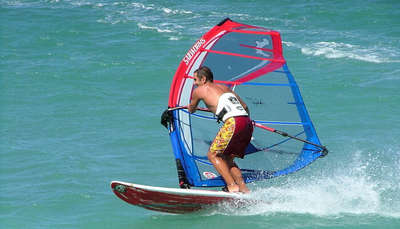 Enjoying Windsurfing in Phuket
