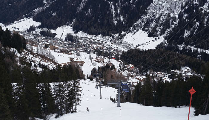 ski village in austria