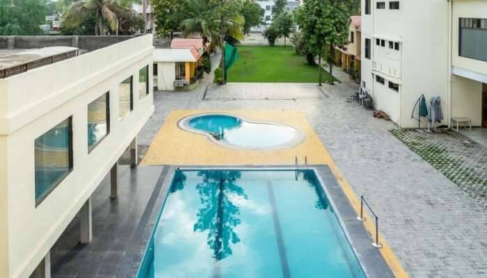 swimming pool at a resort