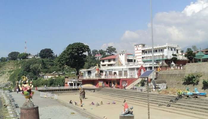 temple at the ghat