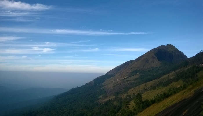 A glorious view of the Anumadi Peak in Munnar