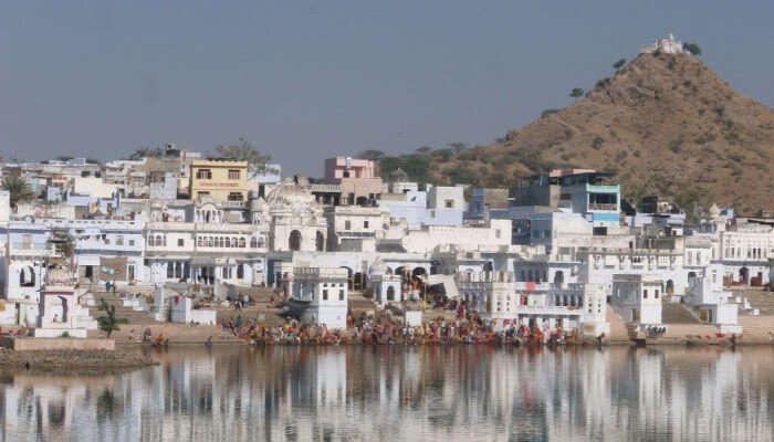 A dazzling view of Pushkar which is known as one of the famous places to visit in North India