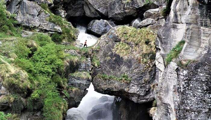 natural bridge of stones