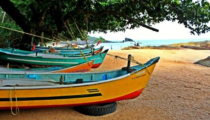 India Beach Boat Gokarna