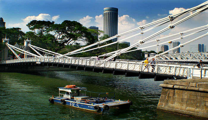 footbridge for the locals