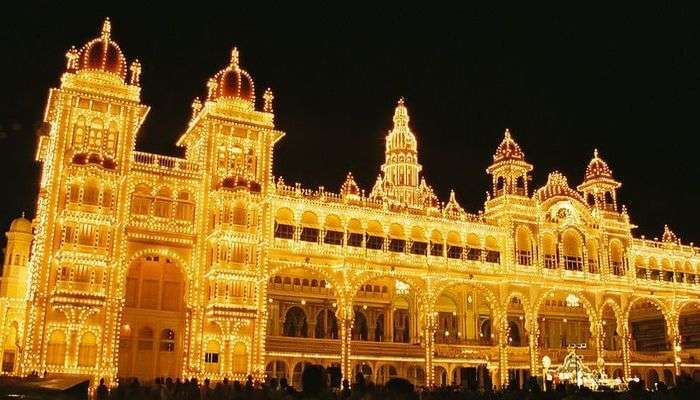 Mysore during the Dussehra festival