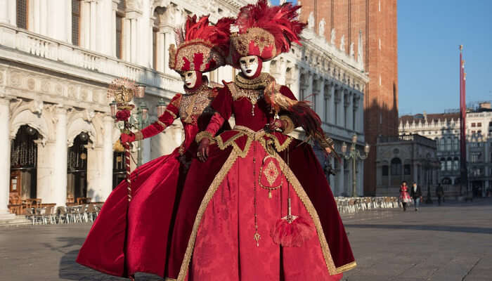 Costume Parade in Venice