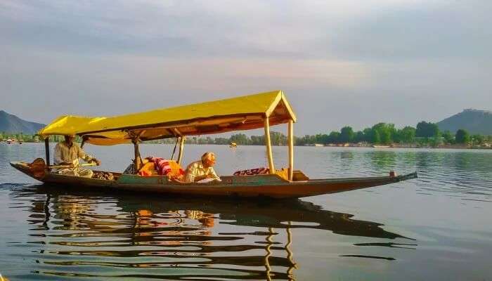 Dal Lake, among the best places to visit in Srinagar in June.