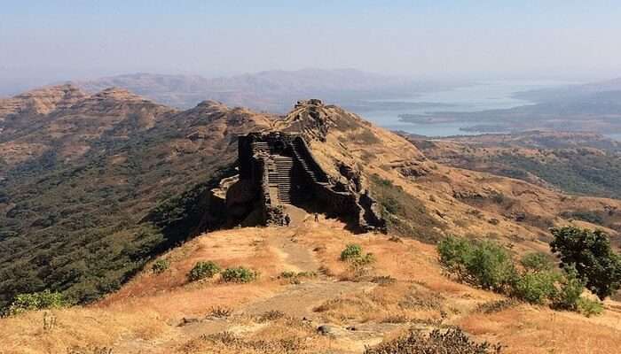 camp in Gorakhgad Fort