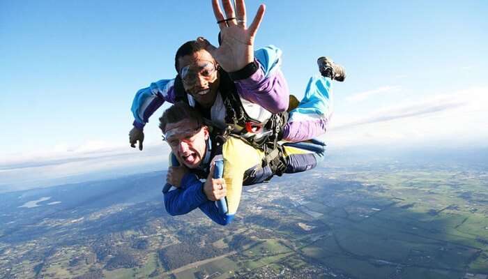  Adventure activity skydiving in melbourne