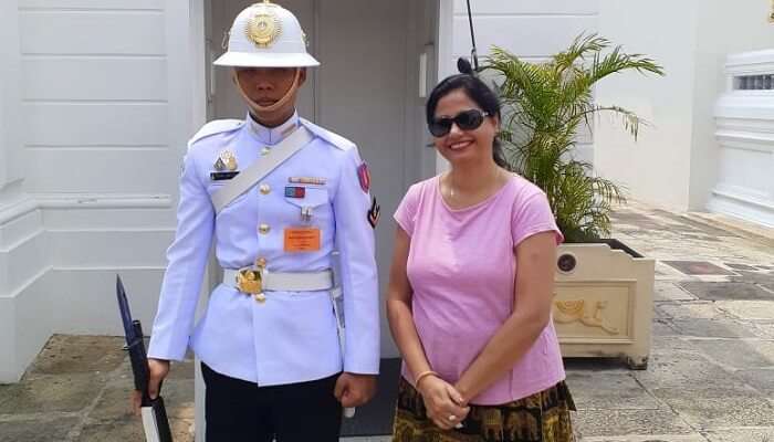 a click with civilians of Thailand