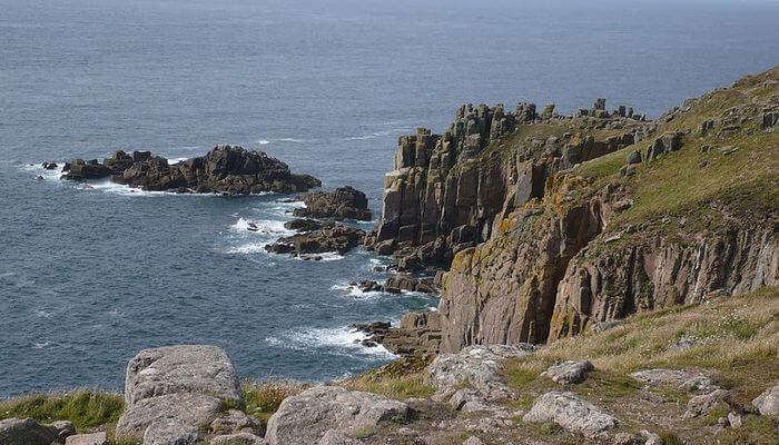 Land’s End in Cornwall