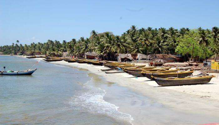 regular crowded beach