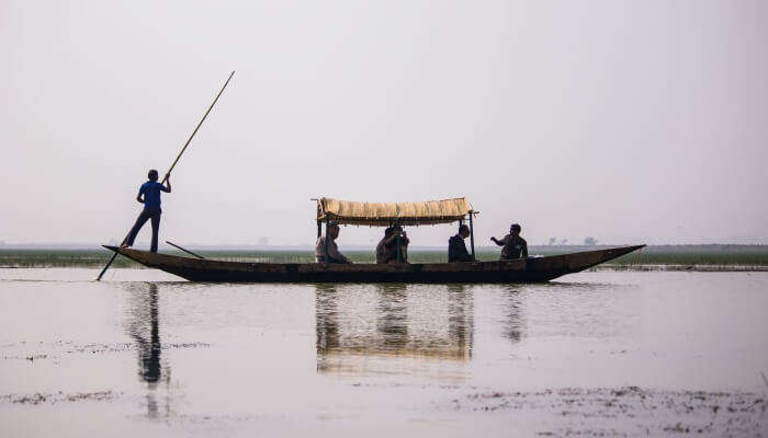 Chilika Lake and is home to plenty of native and migratory birds
