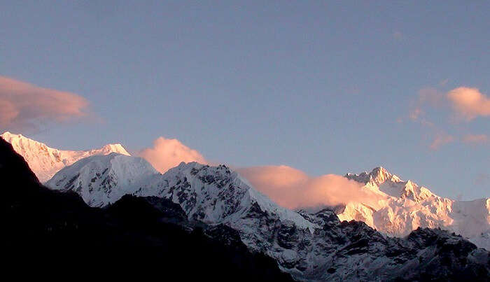 snow-covered mountain top