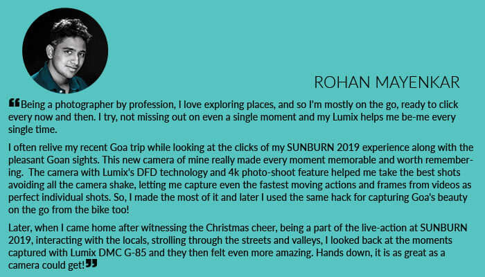 Rohan's experience with Lumix