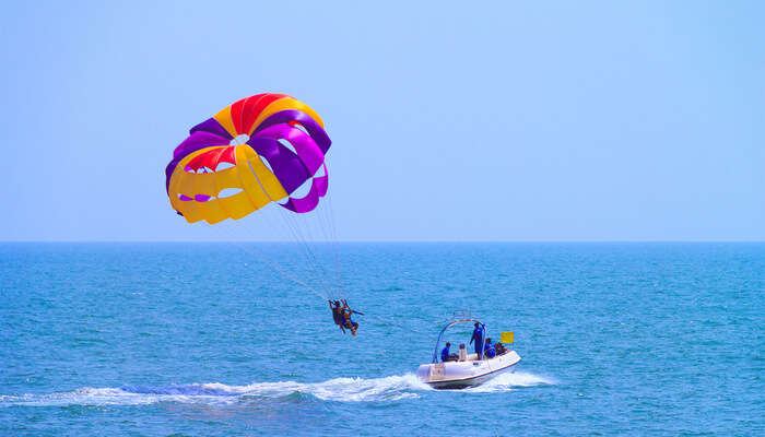 Parasailing In Goa view