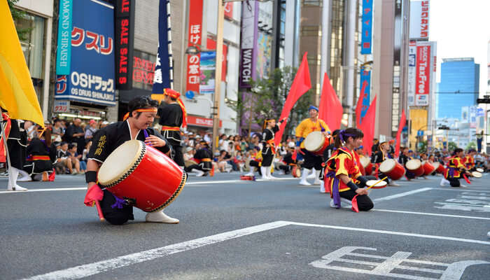 Participate In Shinjuku Eisa Festival