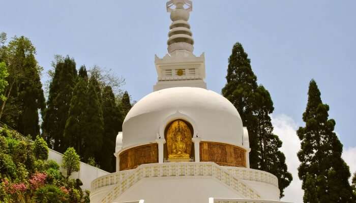 Buddhist shrine built by Buddhist monk Nichidatsu 