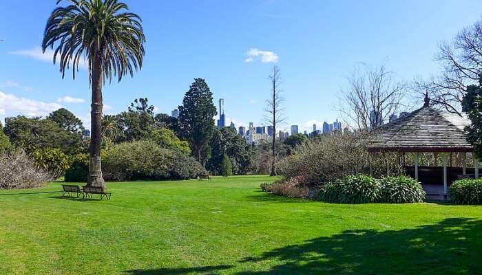 renowned garden is situated in Melbourne’s central part
