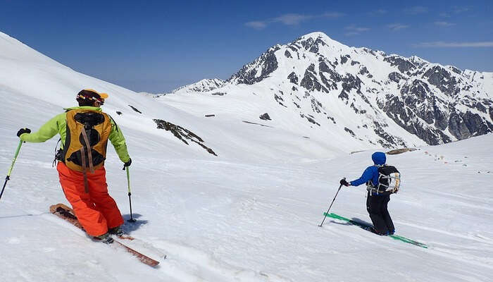 Skiing At The Bavarian Alps