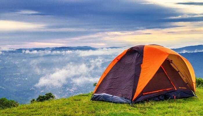 snow trail camping