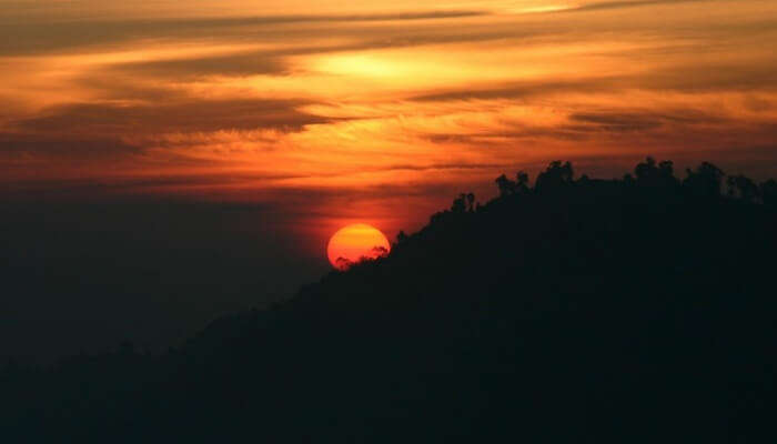 The best view of Tiger Hill, among the best places to visit in Darjeeling in June.