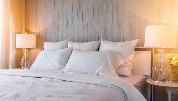 White Decorated Bedroom 
