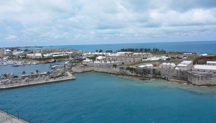 view of the bermuda island