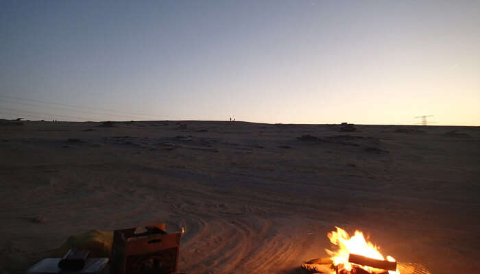 Camping In The Desert