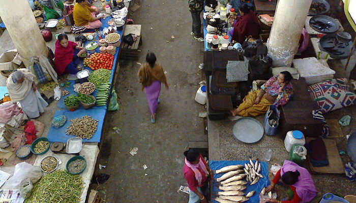 Ema Keithel Market in Manipur