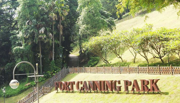Fort Canning Hill in Singapore