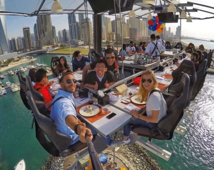 romantic dinner in Dubai