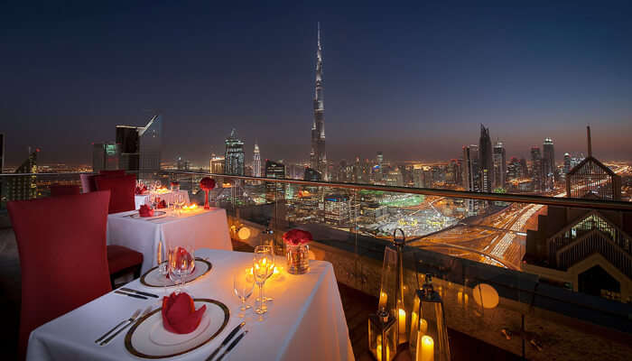 best romantic dinner in Dubai