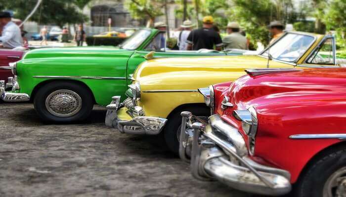 vintage cars in Havana