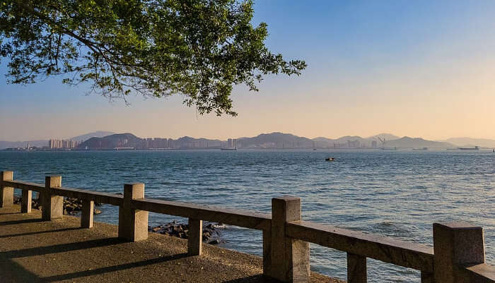 Gulangyu Island Beach in China