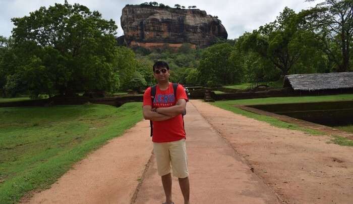 at sigiriya rock