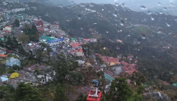 view of the mountains 