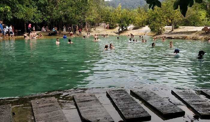 rejuvenating experience in hot spring