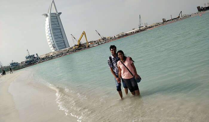 Dubai beach view
