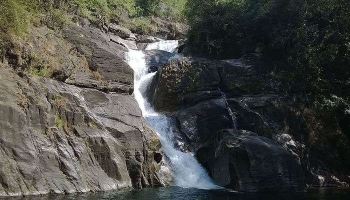 Meenmutty Waterfall In Aralam Sanctuary