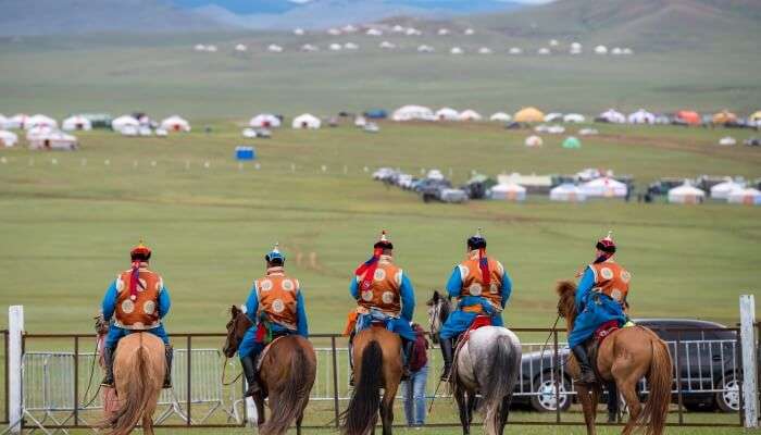 display of sports and tradition