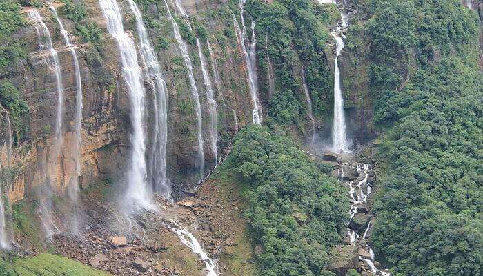 Nohkalikai Waterfalls